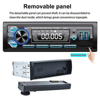 Reproductores De MP3 Para Corro Panneau Détachable 2 USB Téléphone Charge Rapide Voiture Lecteur MP3 Stéréo Pour Voiture
