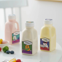 Botol Susu Mini & Wadah Jus PP Food Grade Bebas BPA untuk Soda, Champagne & Minuman Energi - Portabel untuk Penggunaan Sehari-hari
