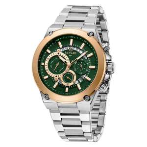 Reloj de Pulsera de Cuarzo de Acero de Lujo Reward 812259M para Hombre, Multifuncional, Luminoso, Resistente al Agua, Cronógrafo, Calendario - Product Image 1