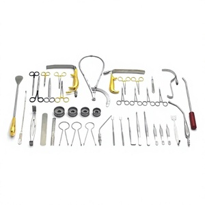Ensemble d'instruments chirurgicaux en acier inoxydable, outils de chirurgie générale manuels, certifiés CE, équipement médical de classe II - Product Image 2