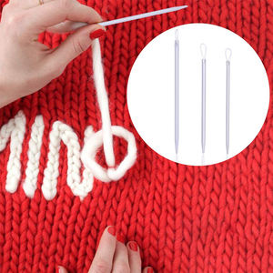 MGZ-27 Offre Spéciale Grand Oeil Aiguilles En Plastique Avec <span class=keywords><strong>aiguille</strong></span> Crochet Crochet À Tricoter Ensemble D'outils - Product Image 5
