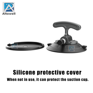 Ventosa Ergonómica Altowell con Mango en T de 6 Pulgadas - Aleación de Aluminio y Silicona con Perilla Antideslizante, Capacidad de Carga de 70-90 kg para Uso Doméstico - Product Image 3