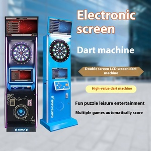 Machine de fléchettes électronique à pièces, jeu de fléchettes à pointe souple LED pour bar, club, centre de divertissement, salle de jeux - Product Image 4