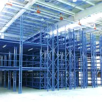 倉庫収納スチール棚高スペース使用率メザニンフロア倉庫収納ラックメザニンフロアシステム