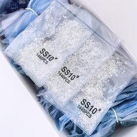 Yantuo Usine En Gros SS10 AA Flatback Strass Cristal Enveloppe Emballage ou Sac En Plastique Emballage 2 Sac Sans Plomb