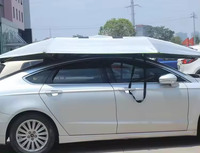 Payung Atap Mobil Anti Angin dan Panas, Mudah Dioperasikan, Semi-Otomatis untuk Aktivitas Luar Ruangan