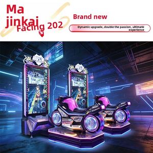 Nouvelle Arrivée : Machine de Jeu d'Arcade de Course de Moto à Monnayeur, Simulateur de Moto Électrique pour Enfants avec Grand Écran LED - Product Image 3