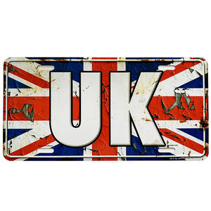 Plaque d'immatriculation vierge de gaufrage personnalisée par sublimation en gros - Product Image 4