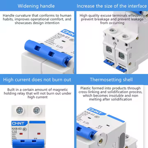 Zheng tai NXB-63C Haushalt Kleiner Leistungs schalter Luft schalter Flamm hemmend, Kurzschluss, Überlast schutz 1P - Product Image 4