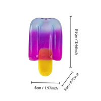 Jouet sensoriel anti-stress en TPR en forme de bâtonnet de glace, best-seller transfrontalier, transparent, en boîte, 14 ans et plus