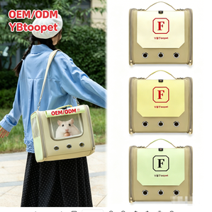 Bolsa de Transporte <span class=keywords><strong>para</strong></span> Mascotas con Ventana de Alimentación Frontal, Fácil Alimentación Interactiva <span class=keywords><strong>para</strong></span> Paseos Diarios al Aire Libre con <span class=keywords><strong>Cobayas</strong></span> y Hámsters - Product Image 2