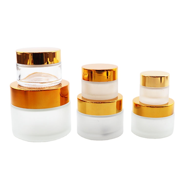 Стеклянная банка для крема 5 г 10 г 15 г 20 г 30 г 50 г 100 г стеклянная банка для косметики с крышкой черная Золотая Серебряная крышка