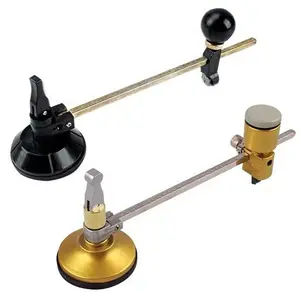 Glass Circular Cutter 20-100cm Max Round Diameter Adjustable Compasses Type Circle Glass Cutting Tool with Suction Cup