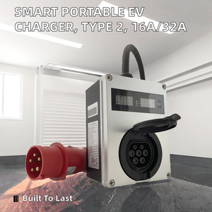 Prise de charge pour véhicule électrique de type 2, 22 kW, AC, montage mural, design anti-impact, ABS PC, fonctionnement sur une large plage de températures, pratique - Product Image 5