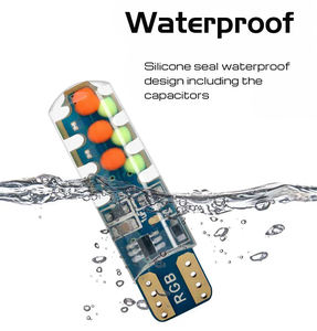 Lanceko ไฟอ่านหนังสือ LED อัตโนมัติสำหรับรถยนต์194 <span class=keywords><strong>168</strong></span>ไฟ T10 COB สี200LM 12V 2W - Product Image 6