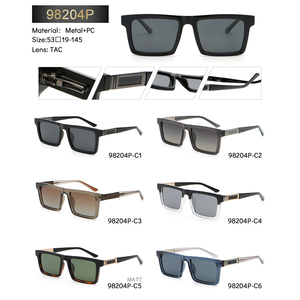 Gafas de Sol Unisex Polarizadas Cuadradas Clásicas al por Mayor, Diseño Retro, Personalizadas con Receta, Ligeras, Protección UV - Product Image 4