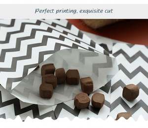 Sacs en papier biodégradables de qualité alimentaire résistants à la graisse pour pizzas, sandwichs, chips, biscuits, emballages pour restaurants rapides - Product Image 3