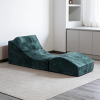 Fauteuil de yoga ergonomique convertible, design moderne, une place, emballé sous vide, pour chambre à coucher
