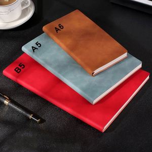 Personalized Printed <b>Note</b> <b>Book</b> PU Leather Custom A5 A6 Hardcover Journal Notebook With Logo - Product Image 3