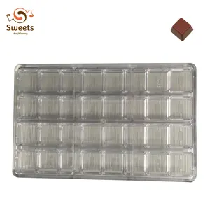 Moldes de silicone finos para barra de chocolate, produtor de moldes fino