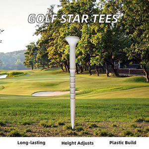 Tees de Golf de Plástico con Logotipo Personalizado, 83mm de Longitud, 1000 Unidades al por Mayor, Altura Ajustable, Duraderos - Product Image 2