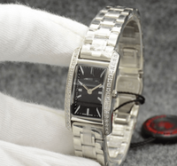 Montre de luxe en quartz, acier inoxydable et verre, étanche, très vendue pour hommes, femmes et couples, montre légère fabriquée à l'étranger