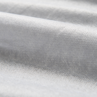 Tissu d'interfaçage non tissé blanc en gros entoilage thermocollant en micropoint non tissé de poids moyen