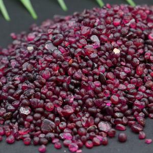 200 г 3-5 мм искусственный гранат чакра камень домашний Аквариум Украшение кварцевый газон садовый декор камень рейки - Product Image 3