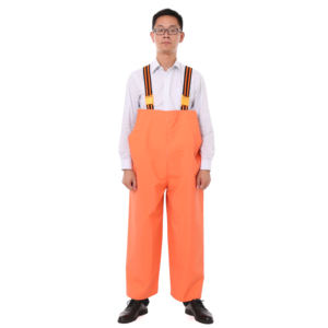 Overol de Pesca con Tirantes, Impermeable, de Plástico PVC Amarillo - Product Image 2