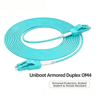 Cordon de brassage fibre optique LSZH multimode duplex 10 Gigabit OM3/OM4 OEM&ODM avec connecteurs LC/SC/FC/ST pour centres de données et réseaux FTTH
