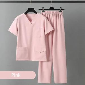 Combinaison de travail à manches courtes, extensible et à séchage rapide pour les salons de beauté, le personnel médical, les procédures chirurgicales, les infirmières, les dentistes, les soins de santé - Product Image 6