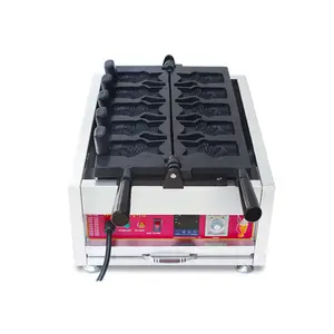 New Hot Sale Professional Custom Bubble Commercial Automatic Electric Snapper Shaped Waffle Maker Making Taiyaki Machine