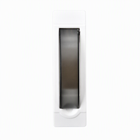 Boîtier de distribution IP65 1 voie en plastique ABS PC, couvercle gris-bleu, boîtier de jonction, taille personnalisable