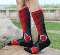 Vente en gros 2024 chaussettes ski chasse snowboard laine chaussettes thermique genou haute laine mérinos chaussettes hommes pour l'hiver