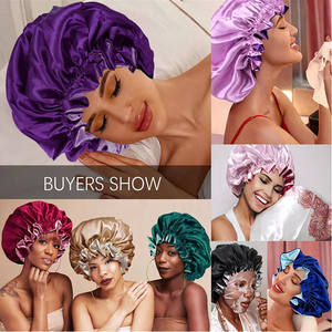 RTS Floral <span class=keywords><strong>Satin</strong></span> <span class=keywords><strong>Bonnet</strong></span> <span class=keywords><strong>Soie</strong></span> Cheveux Cap Réglable Sommeil <span class=keywords><strong>Bonnet</strong></span> pour Femmes Couvre-chef Double Couche Personnalisé Beauté Cheveux <span class=keywords><strong>Bonnet</strong></span> <span class=keywords><strong>de</strong></span> <span class=keywords><strong>Nuit</strong></span> - Product Image 6