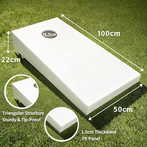 Planche de jeu de Cornhole LED RGBW à changement de couleur avec télécommande, rechargeable, étanche IP65, lumineuse, pour mariages, bars et fêtes - Product Image 6