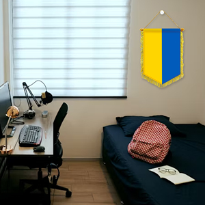 Wholesale Mini Pennant Car Flags 20x30cm Ukraine Wall Decor <b>Small</b> <b>Ornaments</b> Hanging Digital Printing - Product Image 2