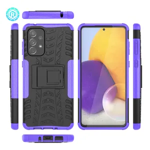 Neues Design TPU PC Back Case Handy hülle für Samsung Galaxy A73 5G A13 Mit faltbarer Kicks tand Stoß feste Handy hülle