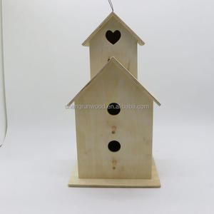 Novità progettata casa degli uccelli In legno per esterno In qualità durevole con finitura elegante In legno mangiatoia per uccelli per uccelli - Product Image 3