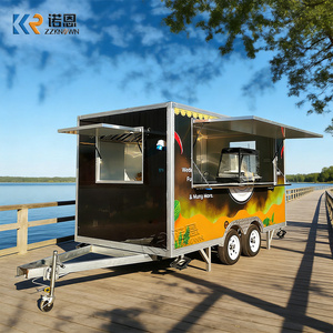 Rimorchio Cucina Mobile Quadrato Omologato DOT CE con Attrezzatura Completa per Hot Dog e Pizza, Ideale per il Mercato USA - Product Image 4