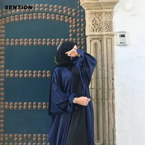 Dubai India Pakistan Wholesale Modern Best Selling Solid Color Elegant Islamic Muslim Clothing