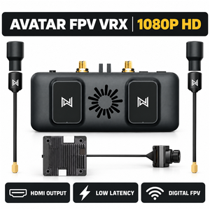 Caddx Walksnail Avatar VRX เครื่องรับสัญญาณวิดีโอดิจิตอล FPV 1080P พร้อมโมดูลเสาอากาศสี่ตัวสำหรับแว่นตาแบบอนาล็อก - Product Image 2