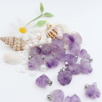 Améthyste naturelle pendentif irrégulier pierre brute cristal violet bijoux faits à la main collier unique pour femmes hommes pierre précieuse de guérison