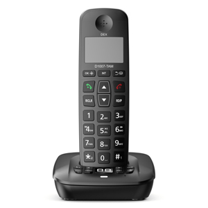 D1007TAM DECT 1.8G/1.9G Digital Cordless Phone <strong>with</strong> <strong>Answering</strong> <strong>Machine</strong> Single Handset <strong>with</strong> TAM DECT Caller ID <strong>Telephone</strong> - Product Image 1