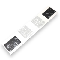 Dompet CD Lipat 8 Panel Bergaya Vintage dengan Foto & Lirik Cetak untuk Kemasan Album Musik Dua Disk