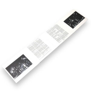 Vintage Style Photo & Lyric Printed 8 Panel Fold-out Cardboard <b>CD</b> <b>Wallet</b> For Double Disc Music Album Packaging - Product Image 3