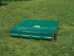 Tissu Bollison Oxford enduit de style uni/couverture de piscine de patio extérieur/couverture de <span class=keywords><strong>bac</strong></span> à <span class=keywords><strong>sable</strong></span> pour enfants avec cordon de serrage - Product Image 5
