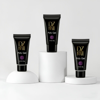 Gel acrylique à base d'eau sans HEMA ni TPO, effet pailleté, haute pigmentation, longue tenue, pour ongles à presser DIY ou en salon, en flacon