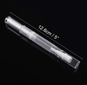 2-3ML şeffaf büküm kalem, boş tırnak yağı fırça uçlu kalem kozmetik dudak parlatıcı kutusu aplikatörler