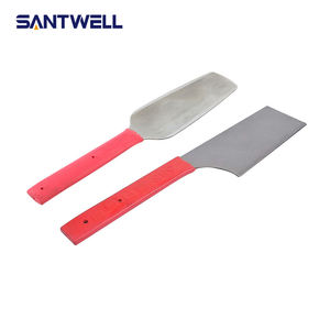 65 #   Truelle à briques double face en acier au manganèse |   Outil de maçonnerie avec poignée en plastique antidérapante pour la construction et la pose de briques - Product Image 1